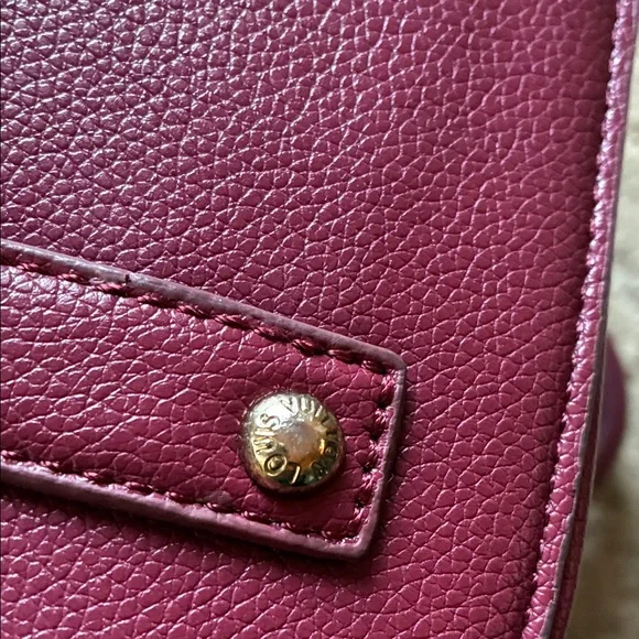 Burgundy Designer inspired Handbag - Picture 9 of 16